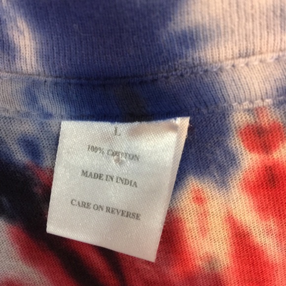 Red, White & Blue Tie-dye Tee - Picture 4 of 6